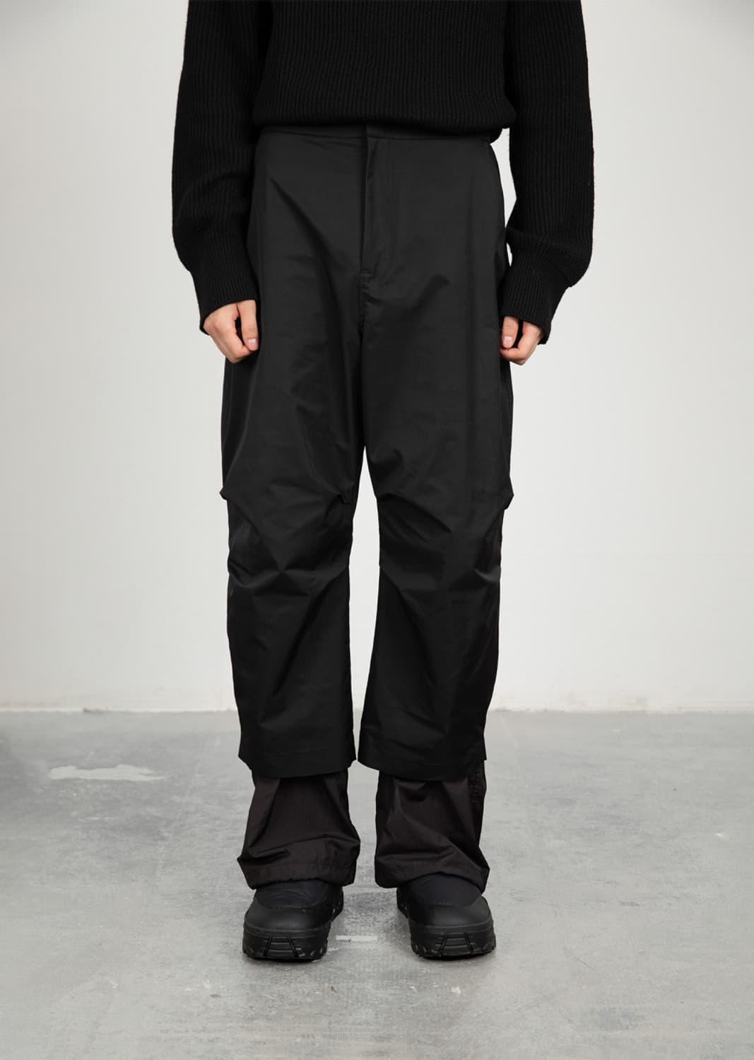 아모멘토 나일론 더블 레이어드 팬츠 L사이즈 상품이미지4