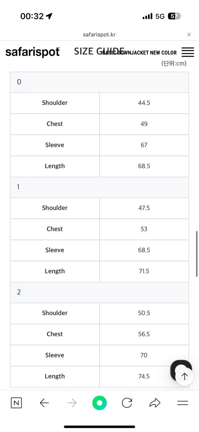 사파리스팟 롱슬리브 사이즈 1 (택 있습니다) 상품이미지2