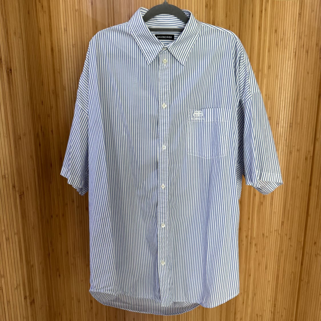 Balenciaga 발렌시아가 스트라이프 반팔 셔츠 상품이미지1