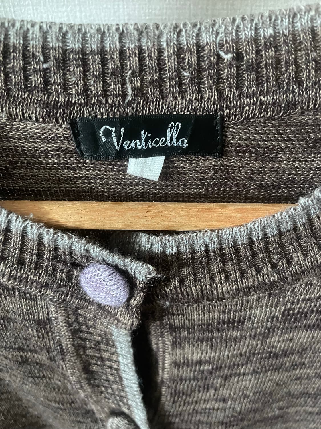 모리걸 빈티지 곰돌이 브라운 가디건 스커트 set🐻🤎 상품이미지5