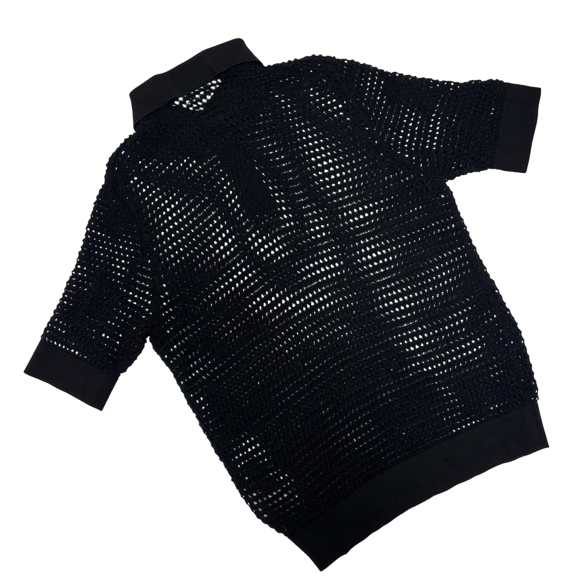 COS(코스) 오픈 니트 메쉬 폴로 셔츠 상품이미지3