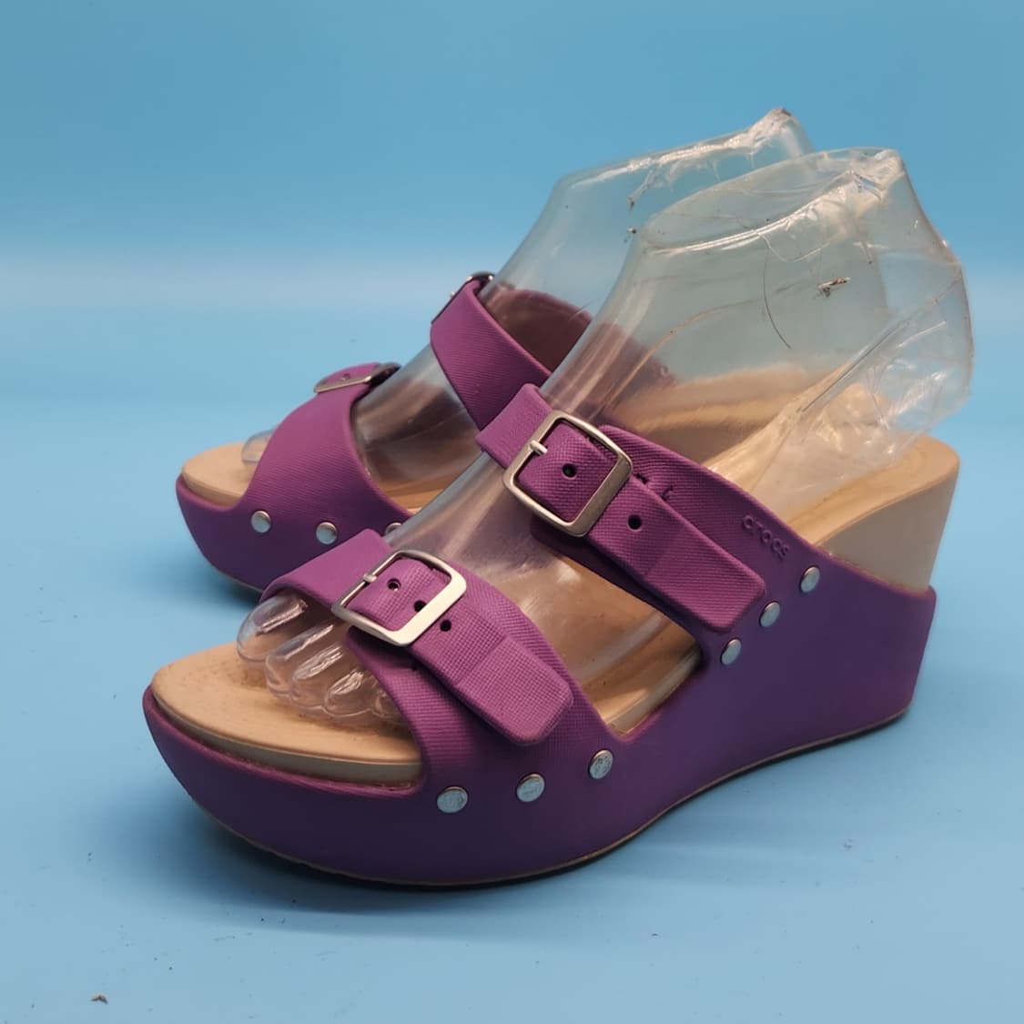 o 크록스 코블러 웨지힐 240 굽8 상품이미지1