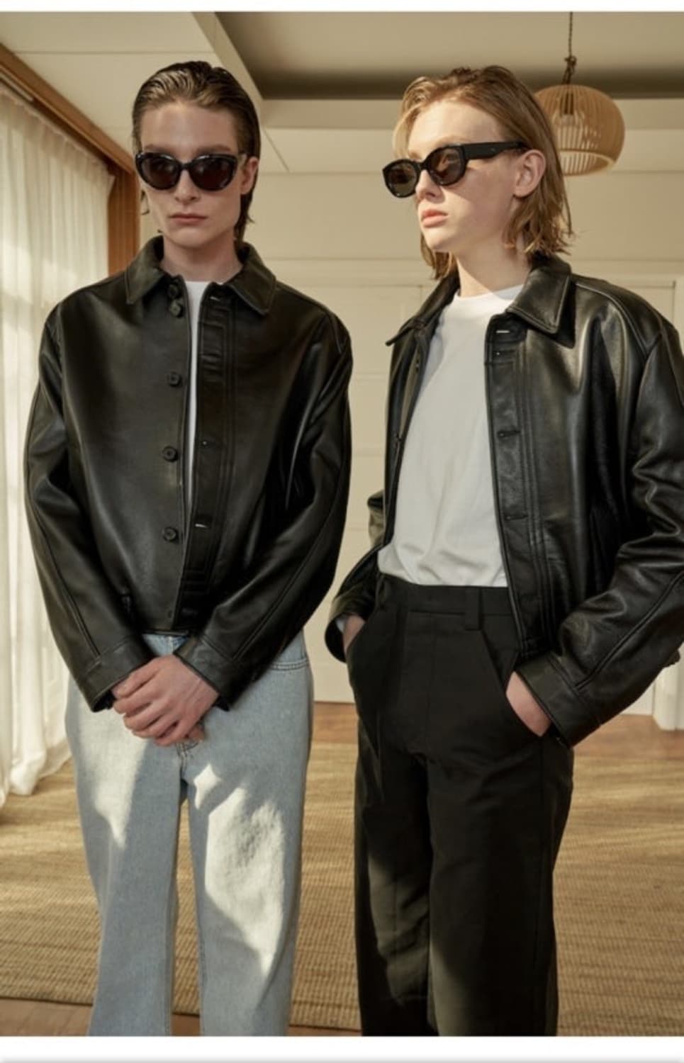 (L) STU 21ss 레더자켓 상품이미지1