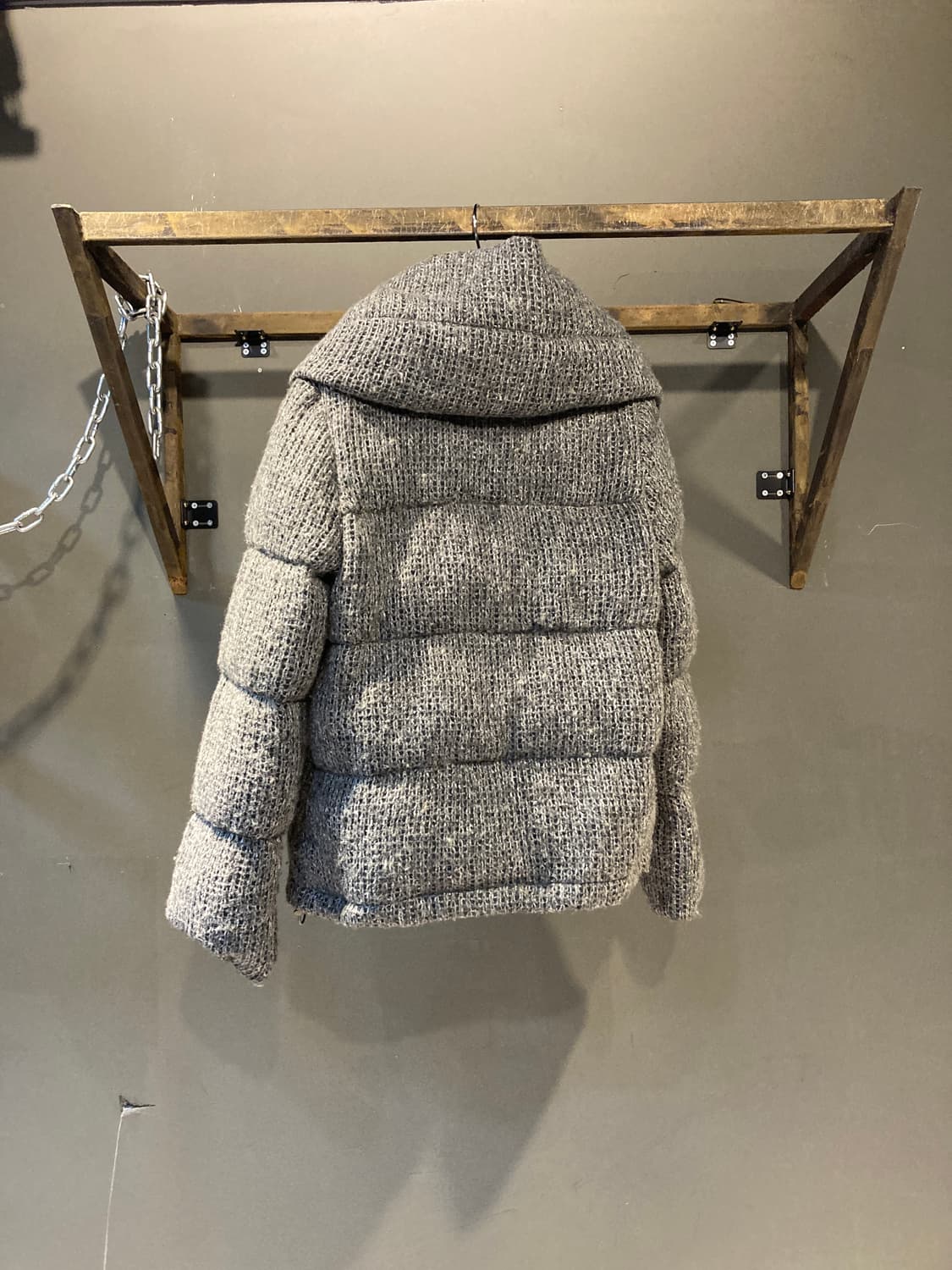 볼드 니트 패디드 자켓 상품이미지7