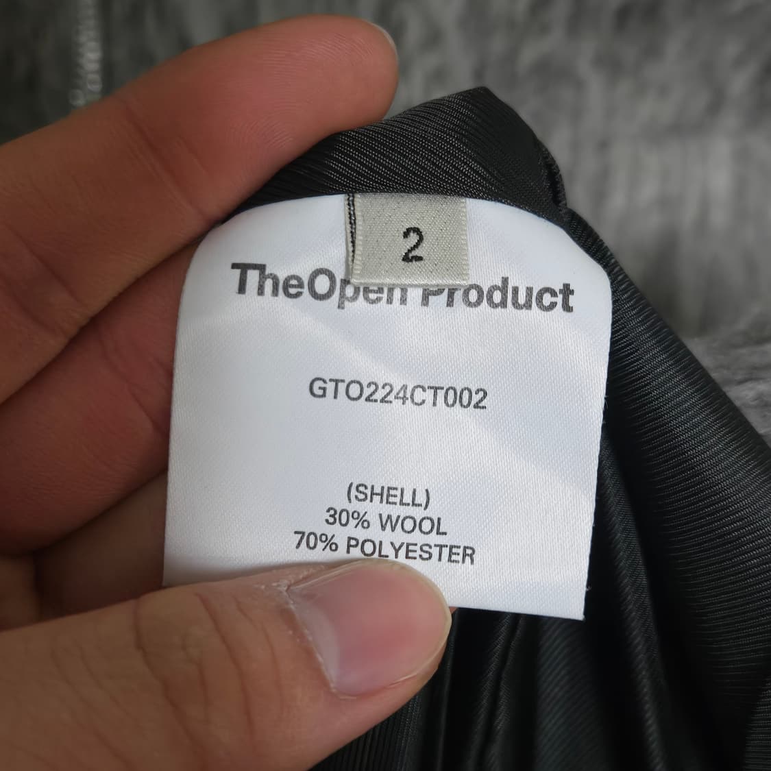 더오픈프로덕트 하이넥 울 코트 / 남녀공용 코트 상품이미지6