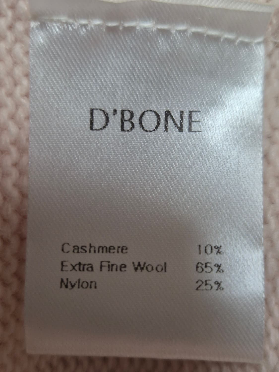 드보네(D'BONE) 캐시미어 혼방 홀가먼트 니트(25FW) 상품이미지10