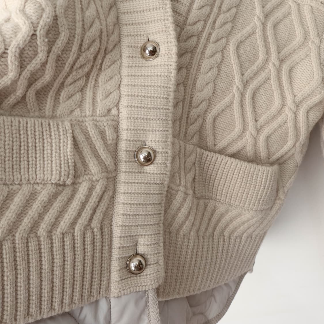 55/시스템 울 텍스처 블록 점퍼 상품이미지6