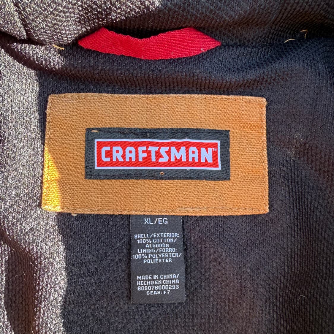 빈티지 크래프트맨 덕액티브 자켓 브라운 상품이미지5