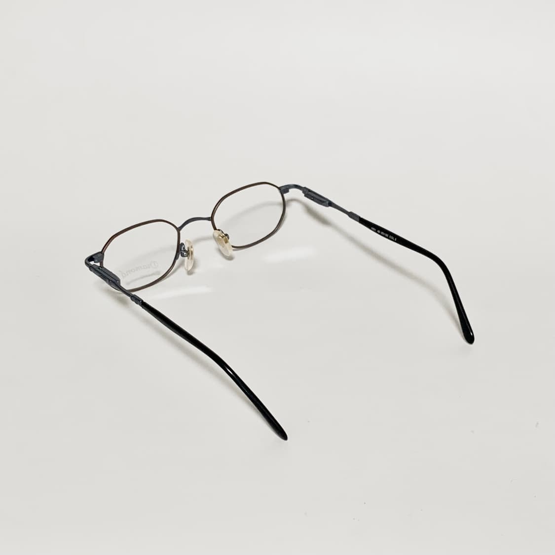 993 데드스탁 빈티지 안경테 레트로 육각형 엔틱 블루 풀메탈 남녀공용 상품이미지7