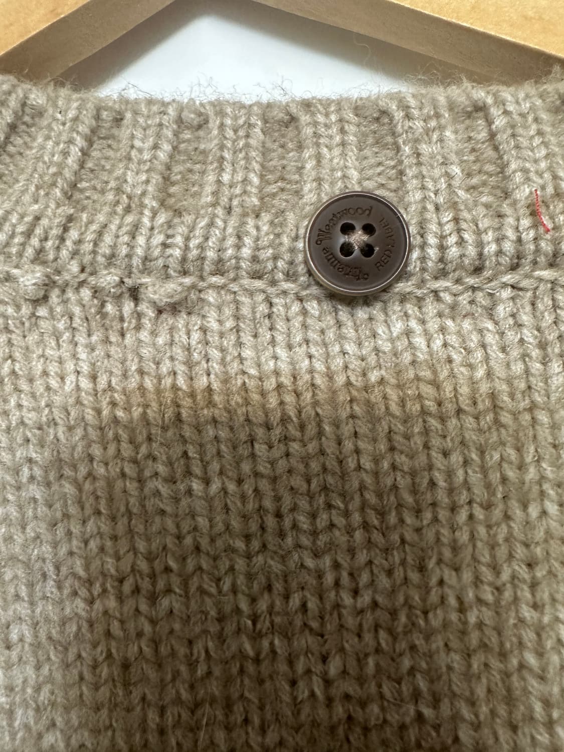 비비안웨스트우드일본판레드라벨 울 가디건&목도리세트남여공용 정품 상품이미지6