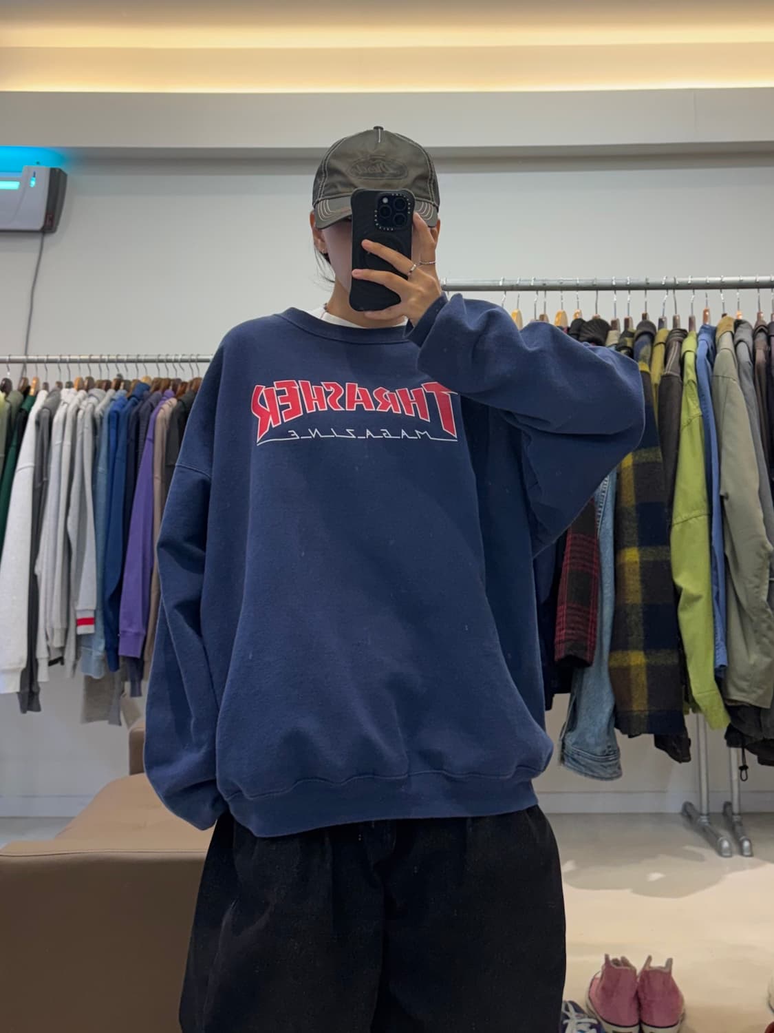 트레셔 빅로고 맨투맨 상품이미지4