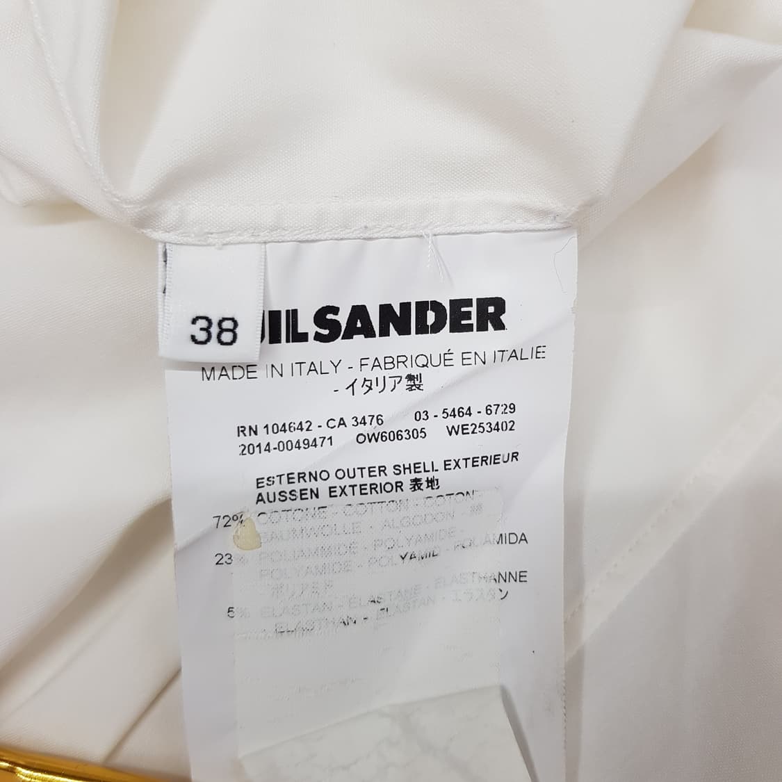 JIL SANDER 질샌더 히든버튼 셔츠 블라우스 38사이즈 상품이미지6