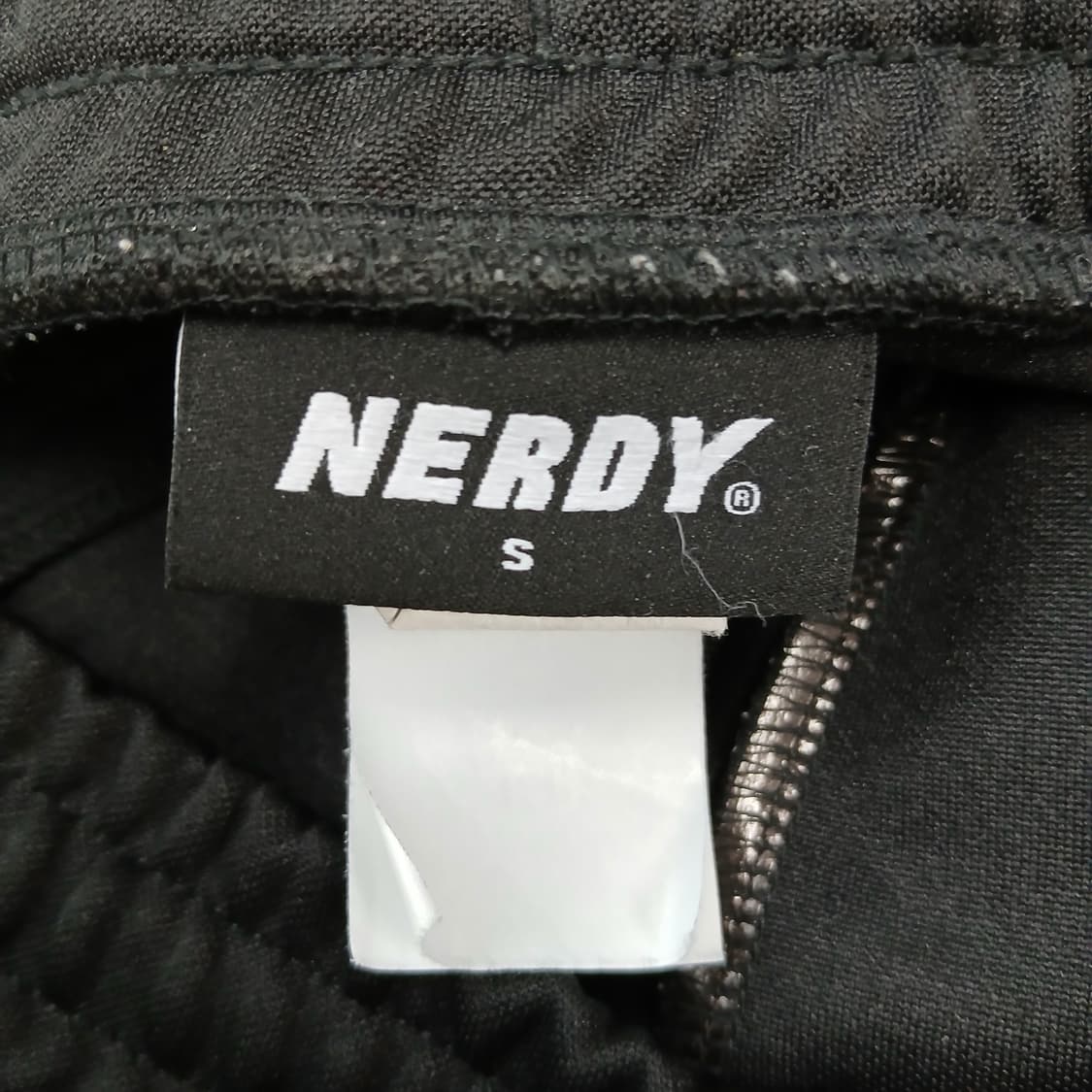 NERDY 블랙 트랙 자켓 레인보우 라인 셋업 상품이미지9