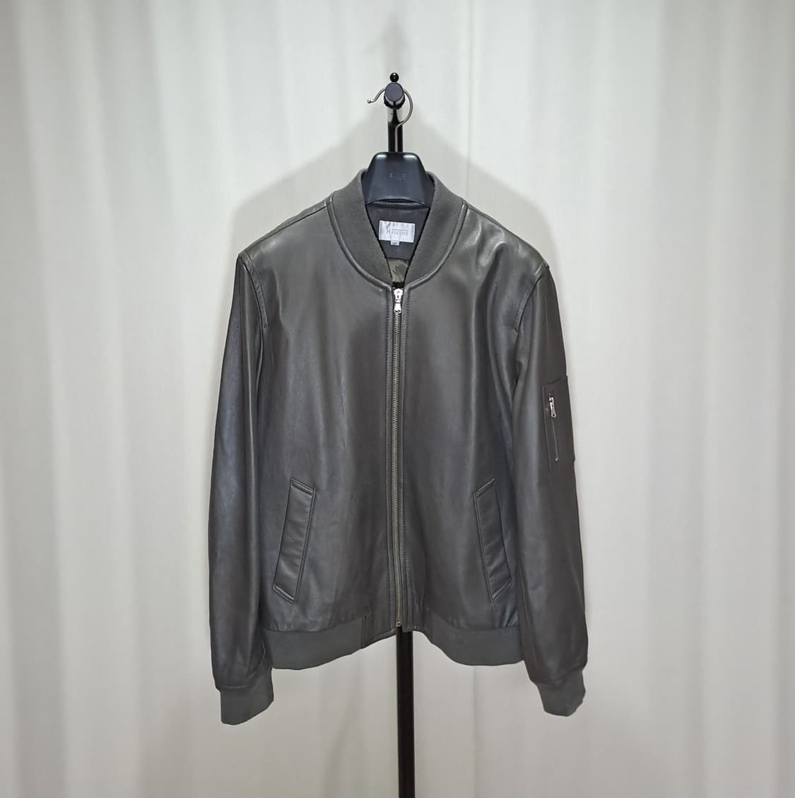 (택포) 헤스티지 양가죽 마원 블루종 빅사이즈 115 B522 상품이미지1