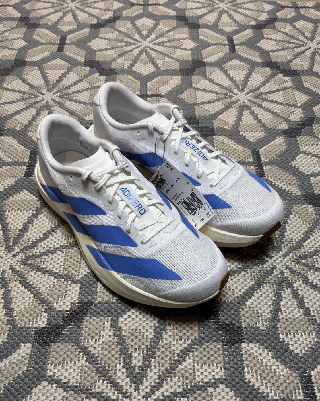 (W265) 아디다스 아디제로 에보 SL 클라우드 화이트 블루 퓨전 상품이미지1
