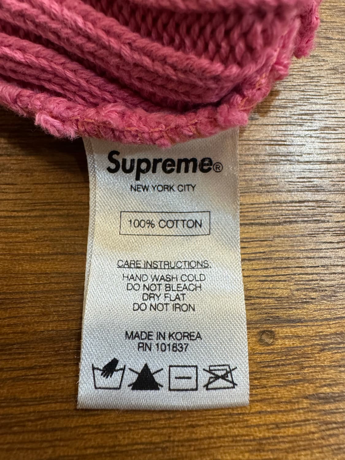 🖤연말할인🖤 [OS] 슈프림 오버다이드 비니 핑크 상품이미지4