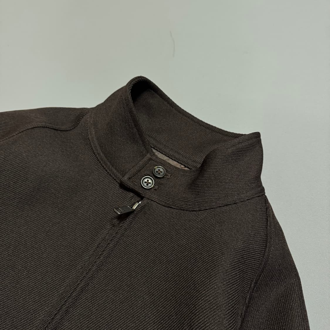 프릭스스토어(Freak's store) 다크브라운 헤링턴 블루종 자켓 상품이미지5