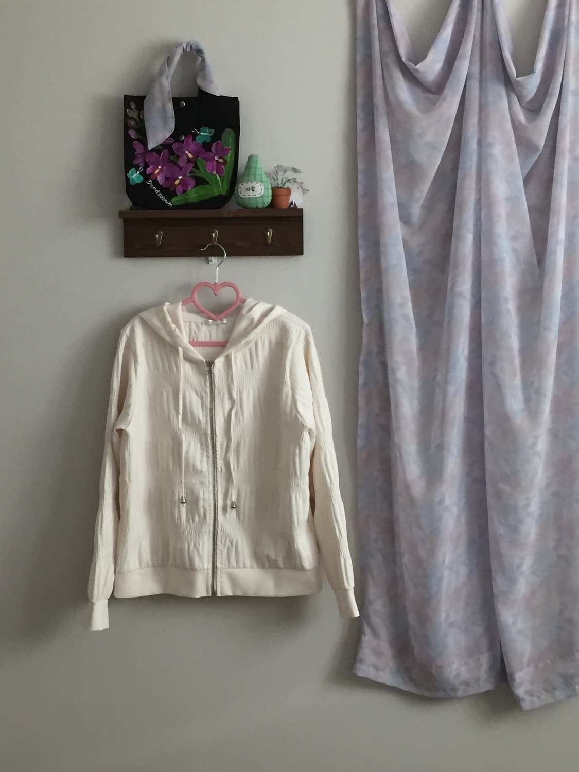 아이보리 후드집업 상품이미지1