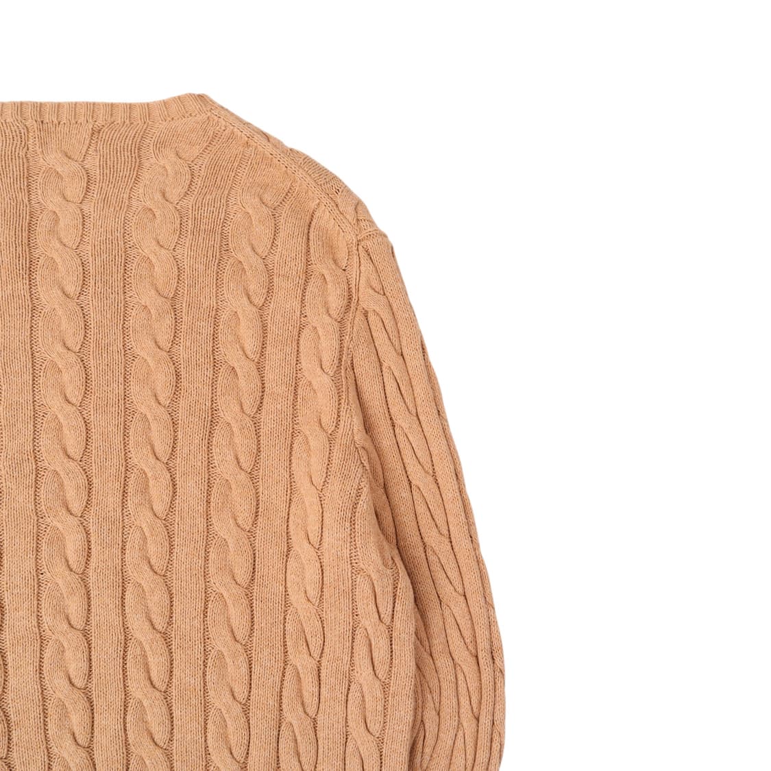 폴로 랄프로렌 신형 QR 베이지 코튼 케이블 니트 상품이미지6