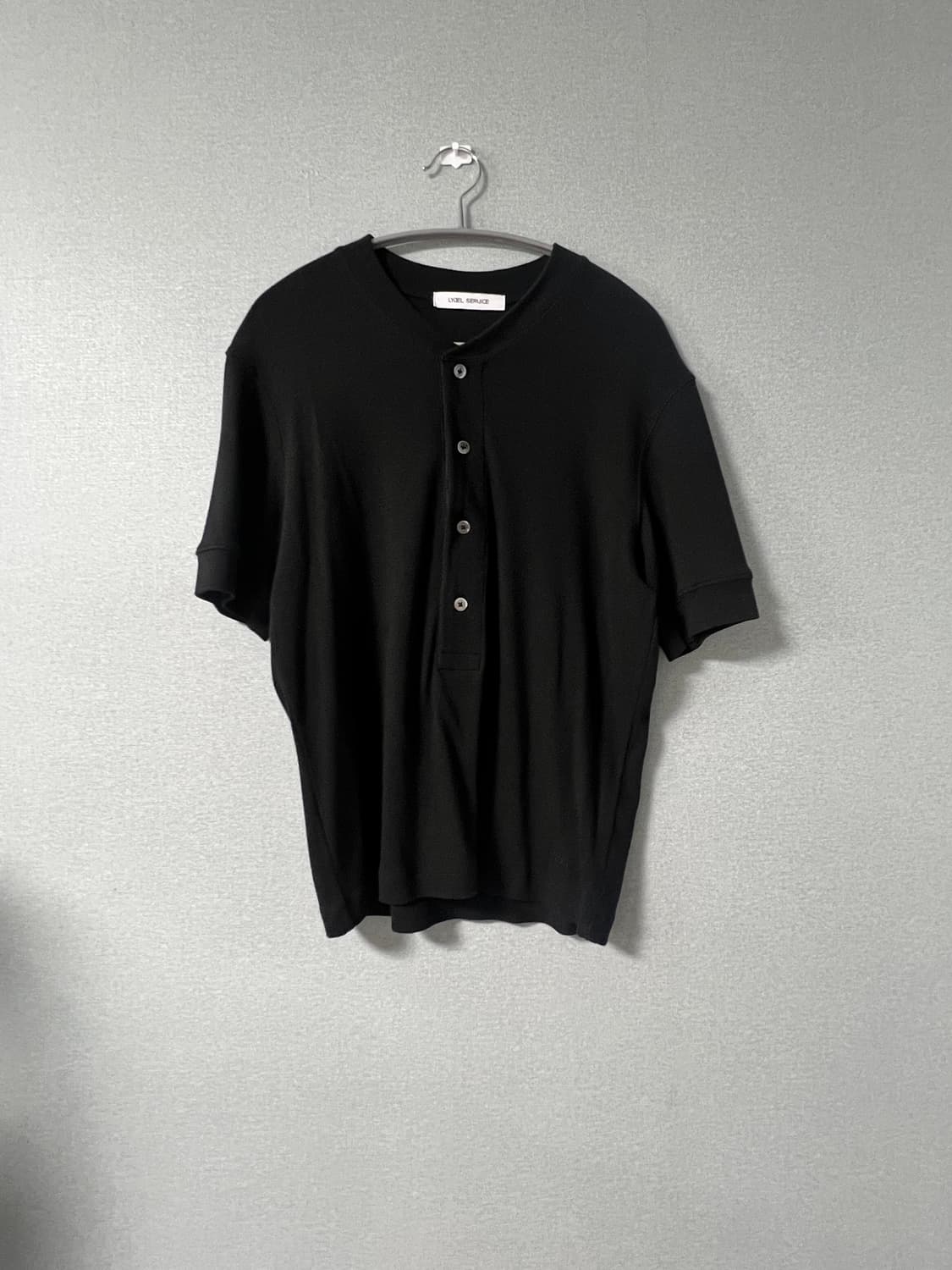 리젤서비스 MARGIN HENLEY NECK T-SHIRTS 상품이미지2