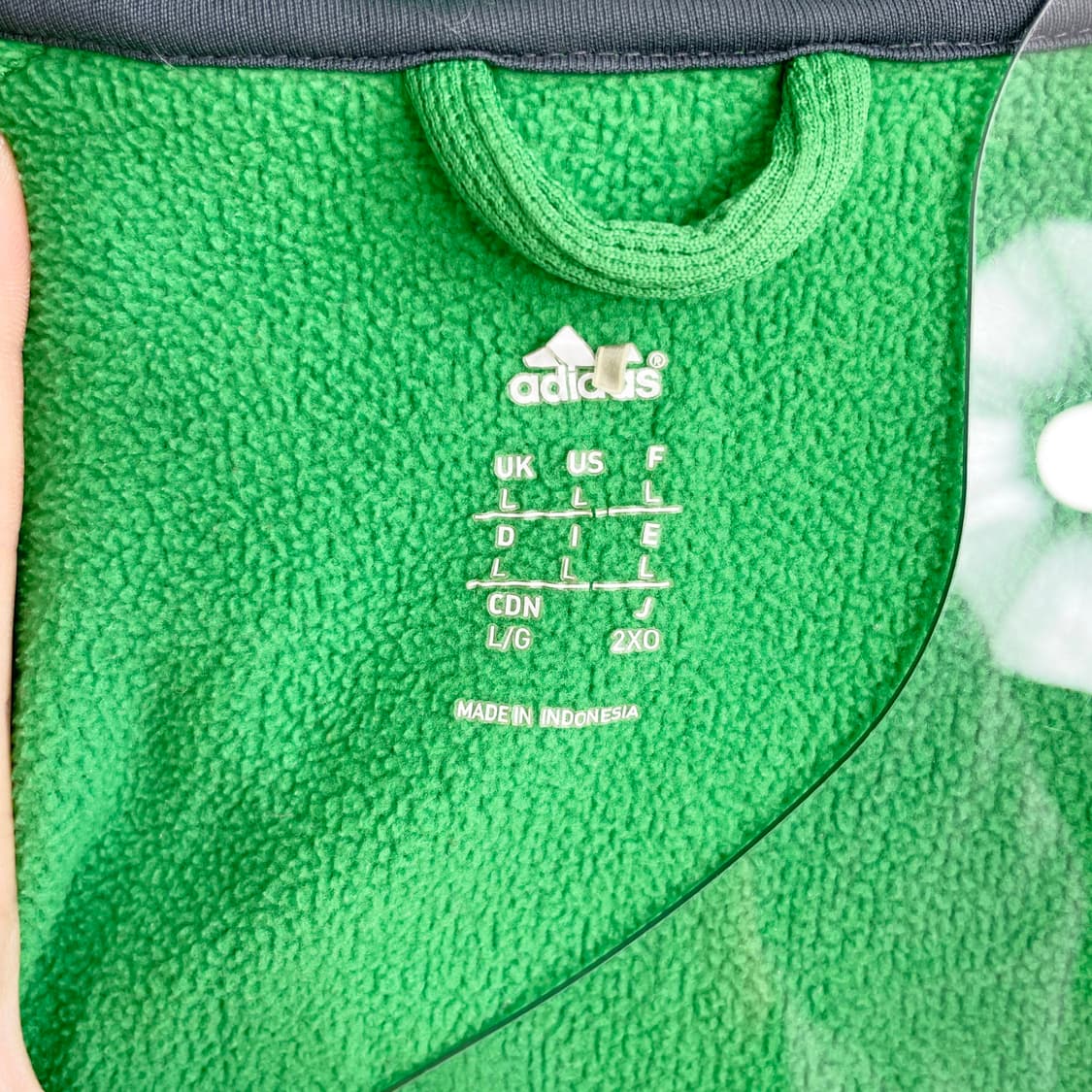 A2 아디다스 기모 후드집업 105사이즈 상품이미지5