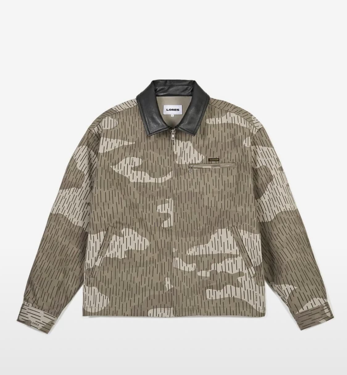 Cotton Zip Work Jacket - Rain Camo 구합니다 상품이미지1