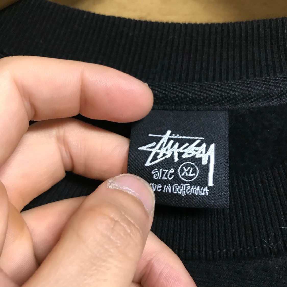 스투시 베이직 빅로고 스웻셔츠 상품이미지4