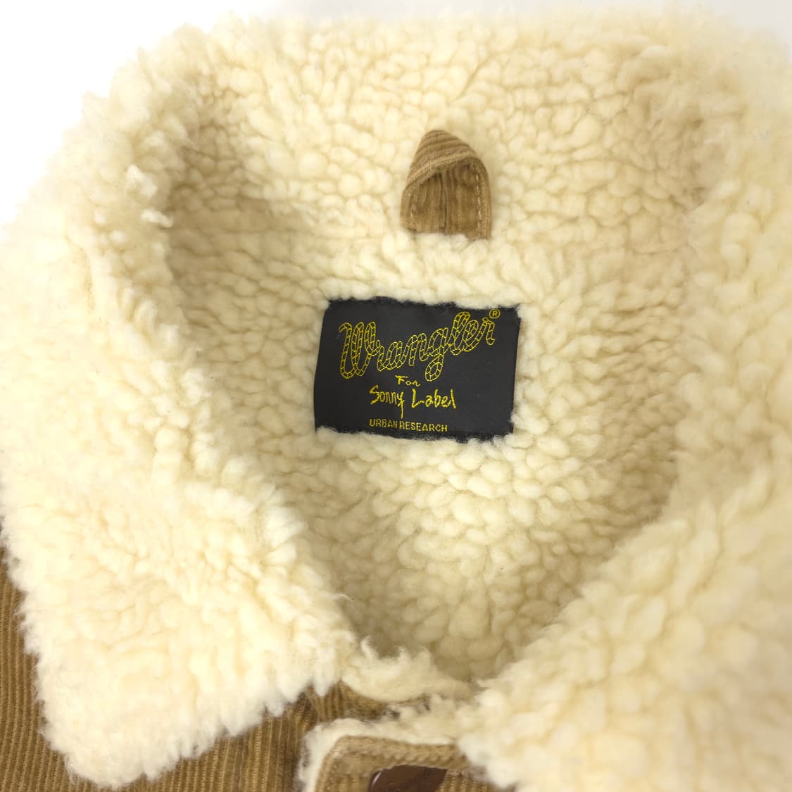 랭글러x어반리서치 코듀로이 셰르파 자켓 브라운 (L) 상품이미지3