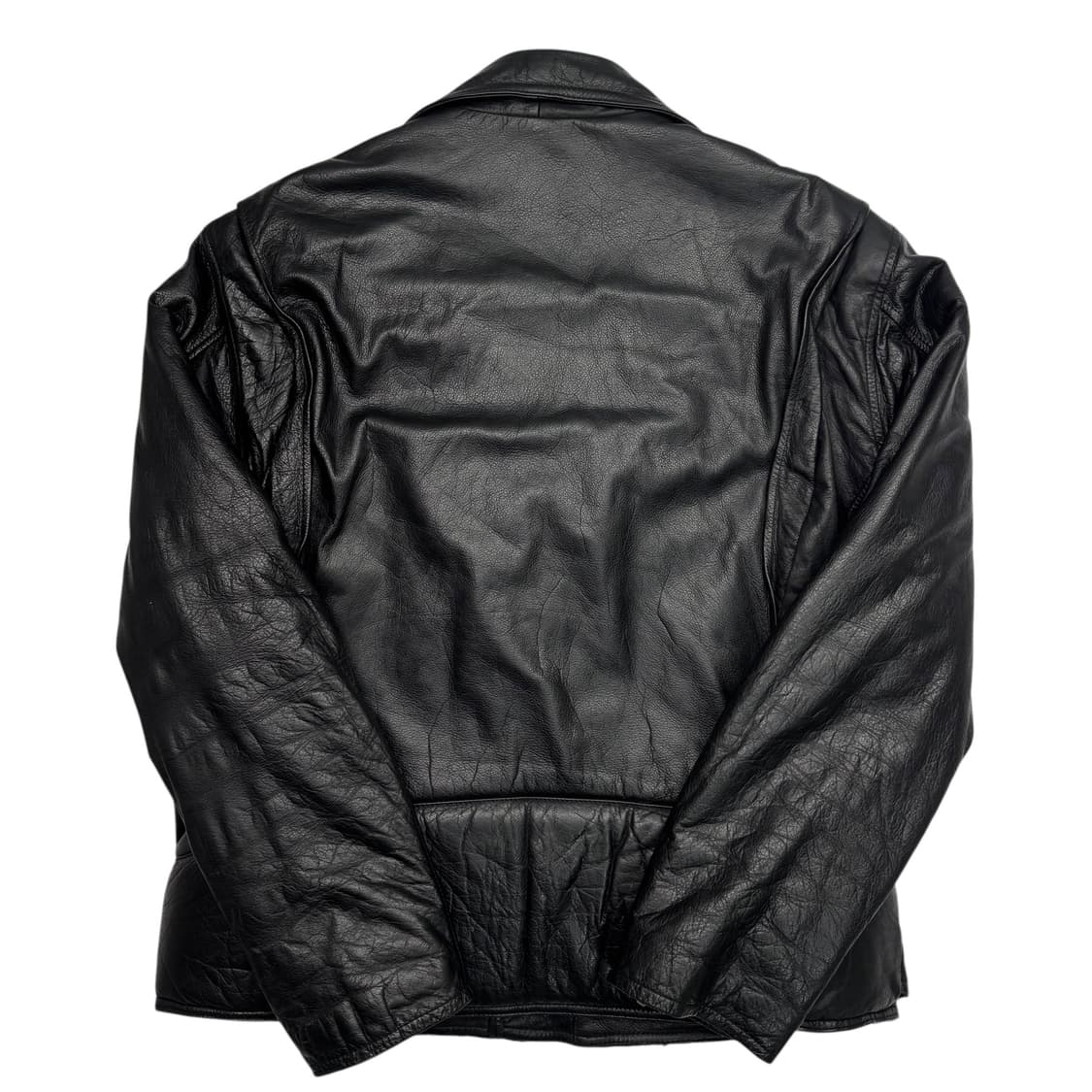 Sportage 빈티지 비대칭 램스킨 레더 자켓 2XL 상품이미지4