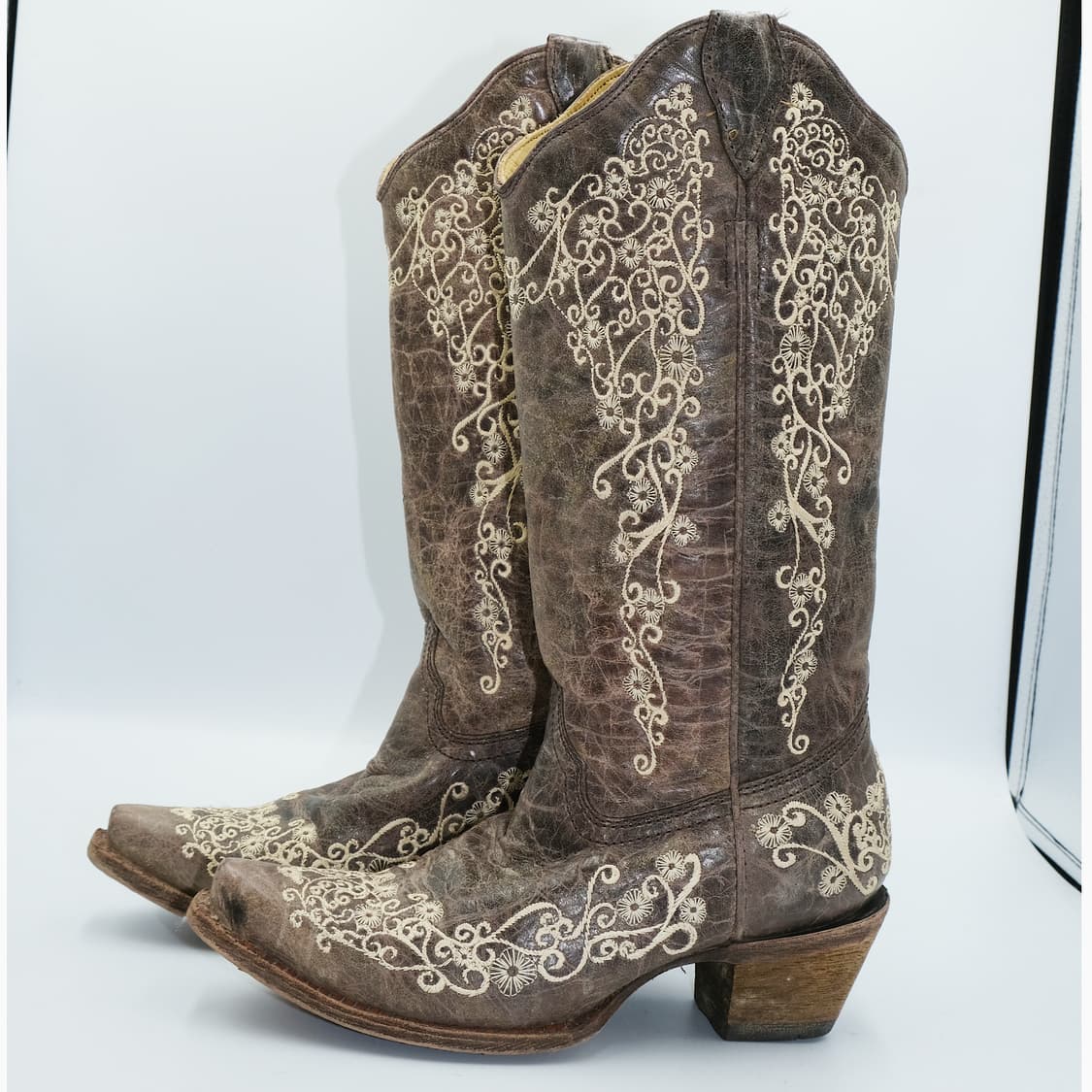 코랄(CORRAL) 웨스턴 레더 부츠 6(230)사이즈 BT23003 상품이미지6