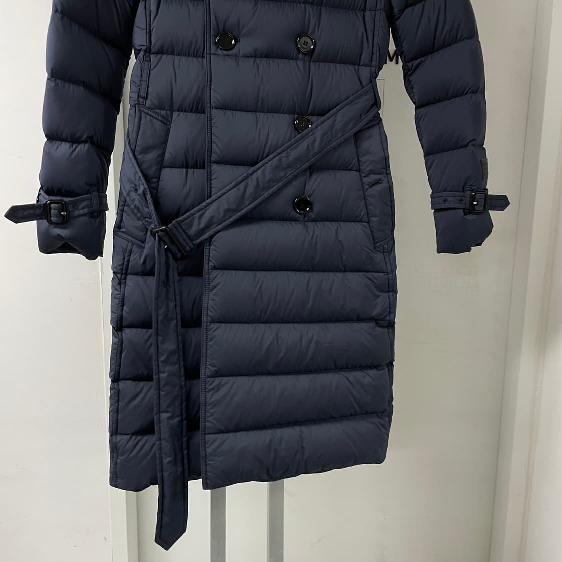 버버리 롱 패딩 네이비 S(W) 상품이미지3