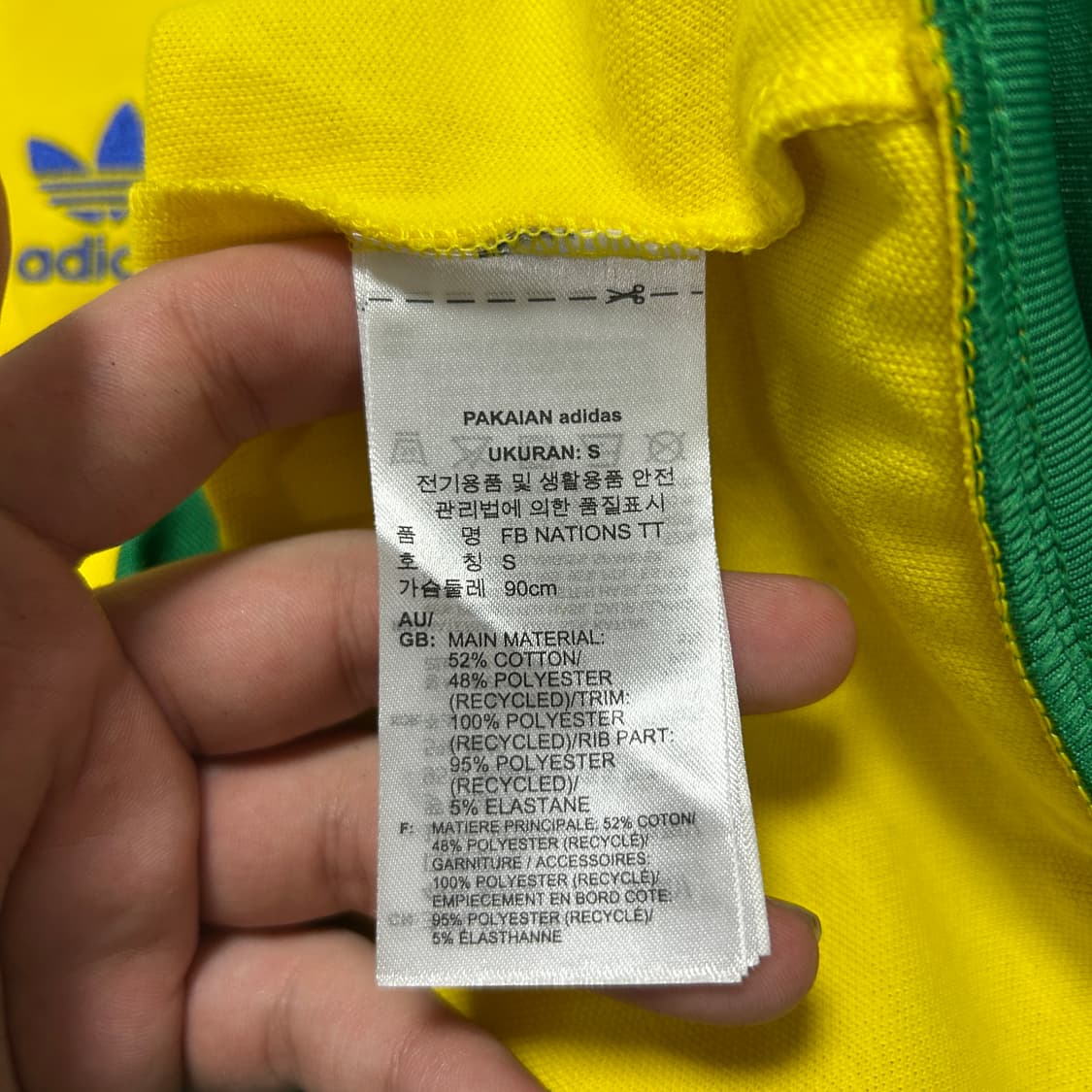 아디다스 브라질 노초 파이어버드 져지(S) 상품이미지3