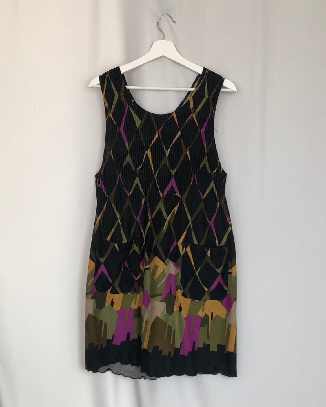 717. retro diamond knit dress  상품이미지3