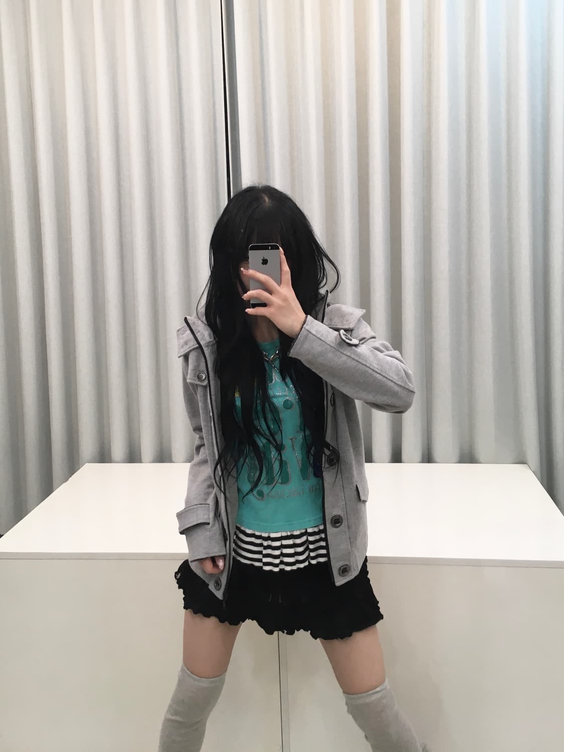 빈티지 코트 후드집업 상품이미지5