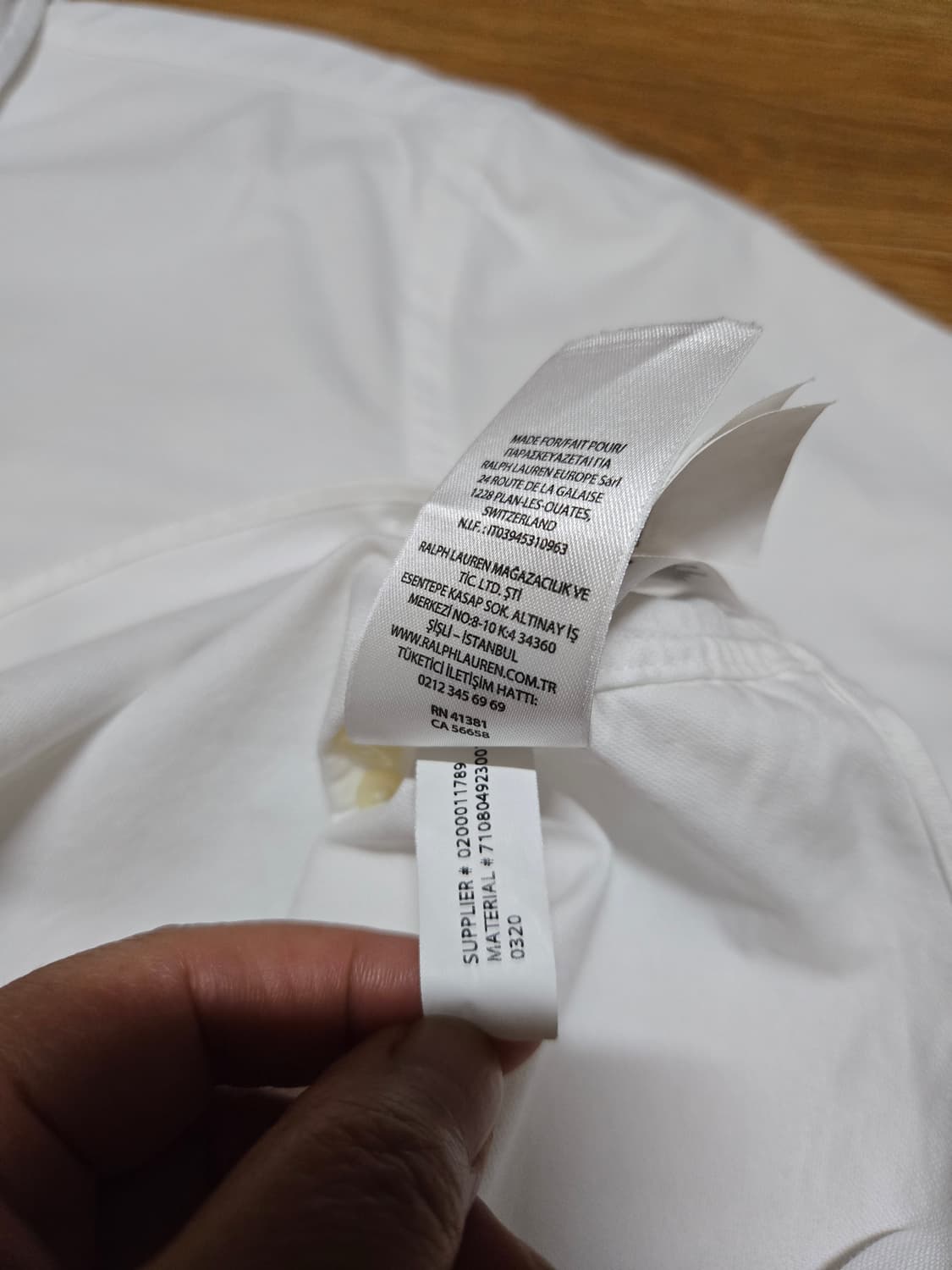 폴로 랄프로렌 클레식핏 베어 옥스포드 반팔셔츠 상품이미지8