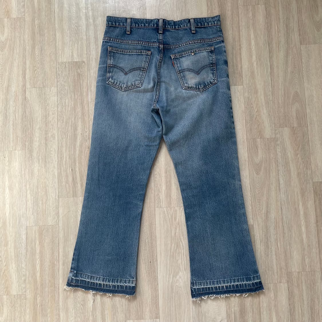 리바이스 90s 646 벨바텀 데님진 릴리즈드 헴 상품이미지2