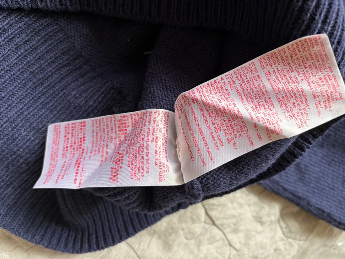 마르니 셰틀랜드 울 로고 니트 (아이리스) 상품이미지6