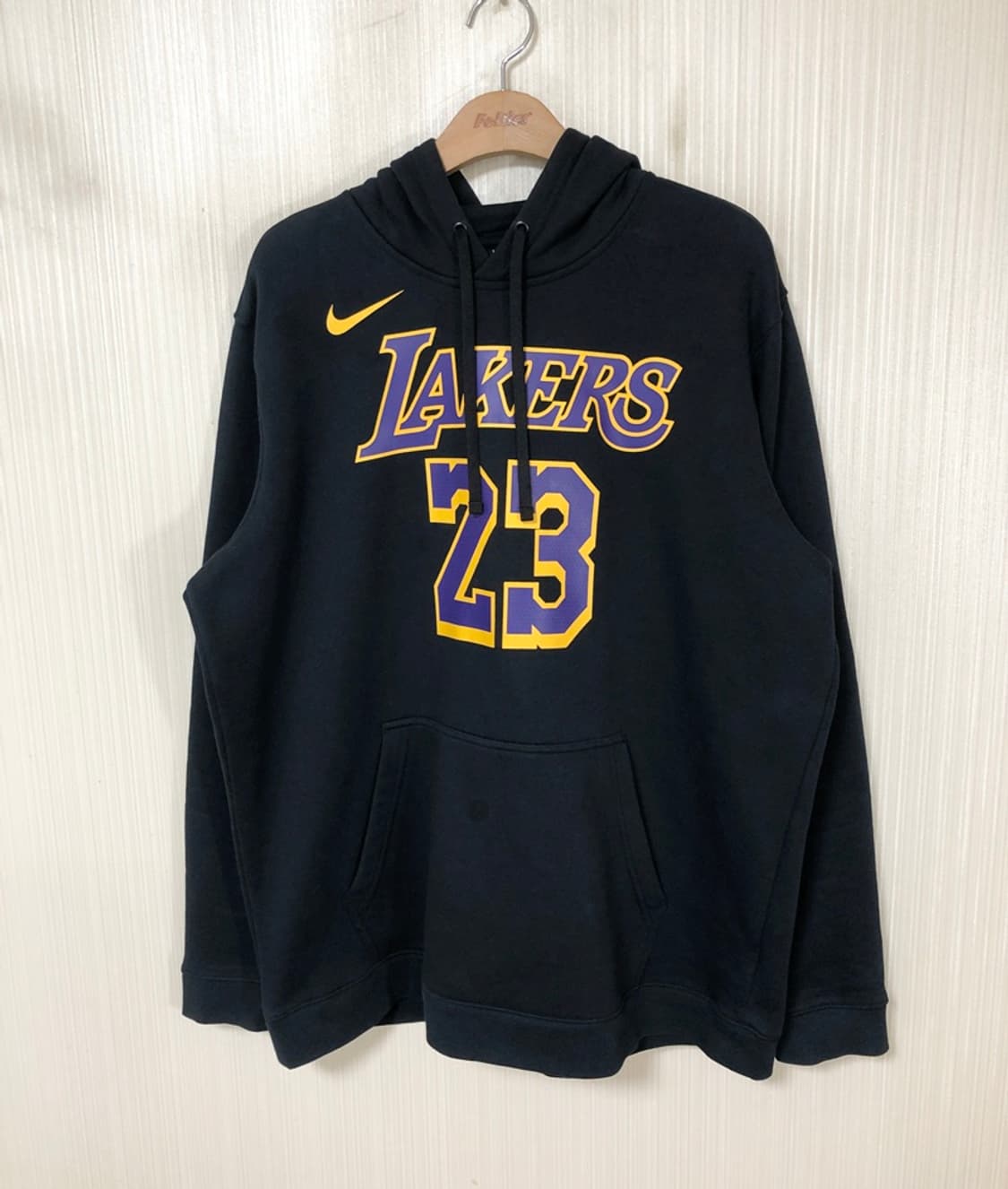 NBA 나이키 LA레이커스 플리스후드티 XL(110) #23 르브론제임스 상품이미지1