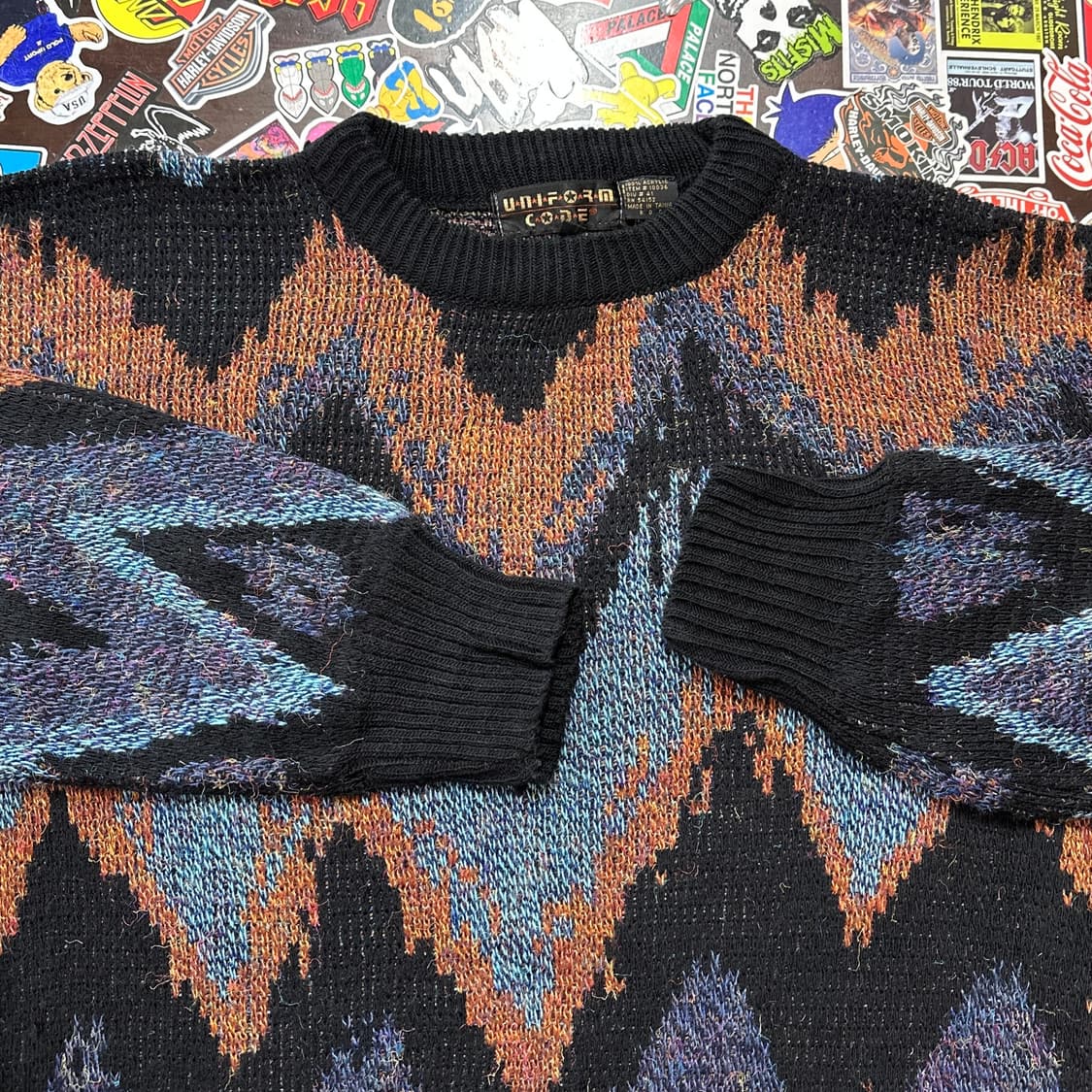 90s 빈티지 아크릴 니트 스웨터 S(M) 상품이미지1