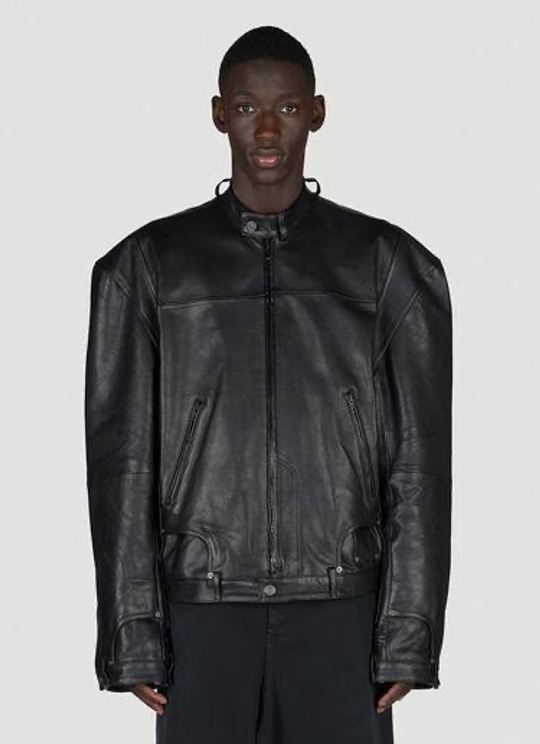 발렌시아가 디컨스트럭티드 레더자켓 3사이즈 상품이미지1