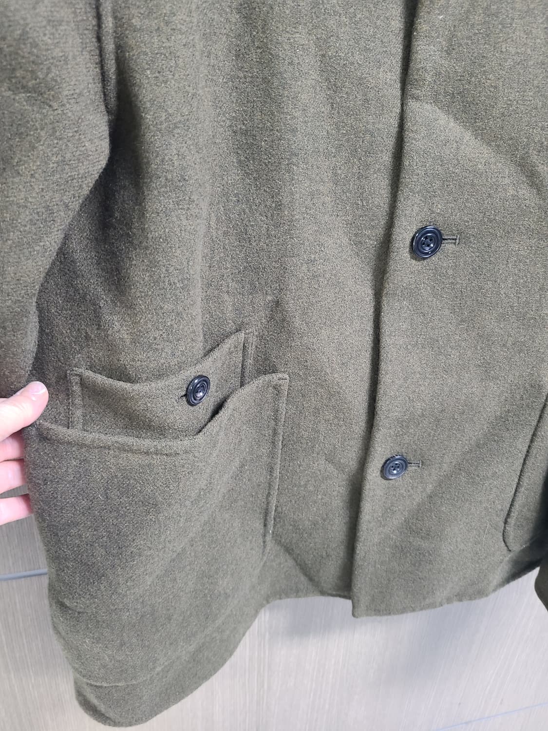 커스텀멜로우 핸드메이드 울 자켓 상품이미지5