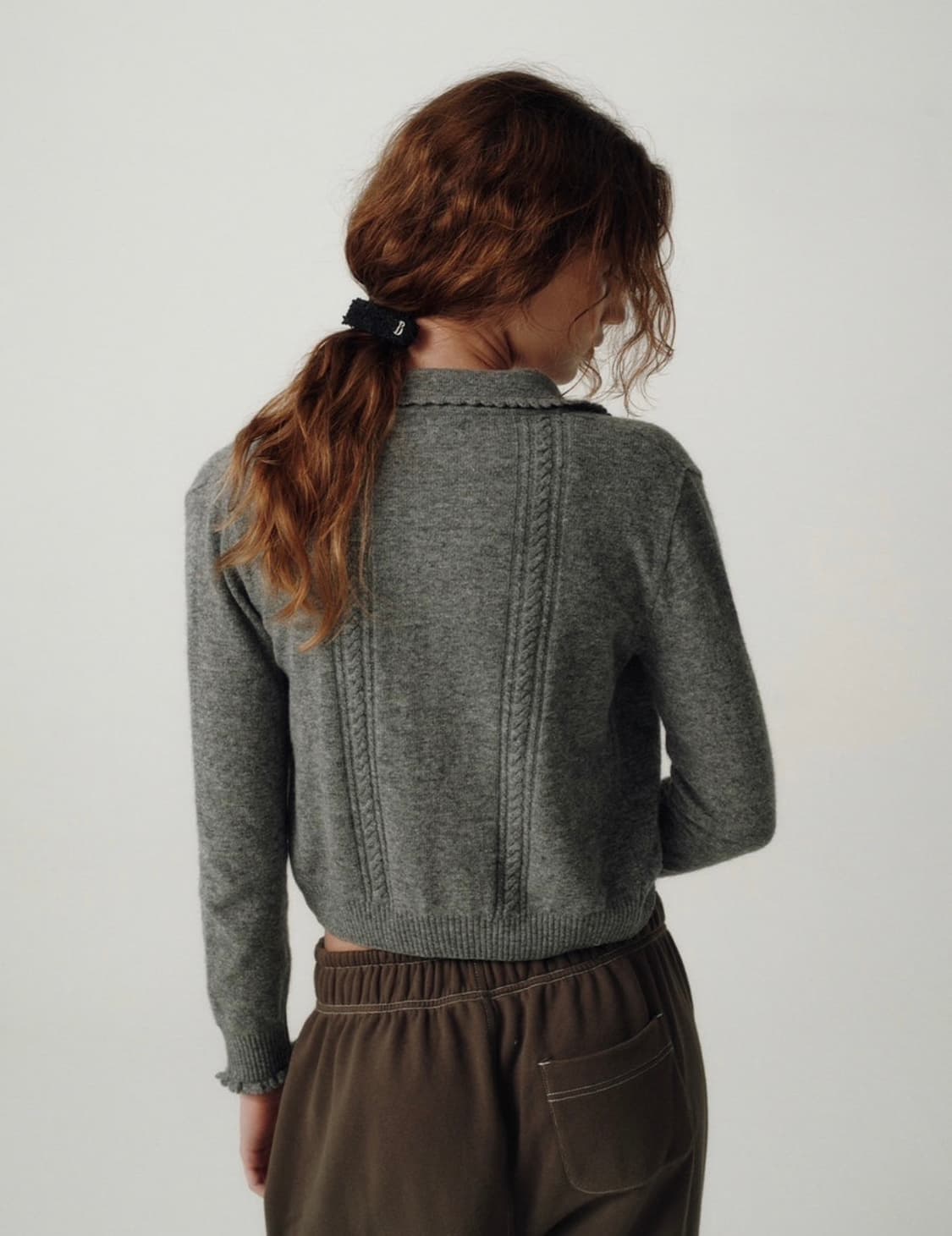 더바넷 가디건 cady heron scallop knit cardigan 상품이미지4
