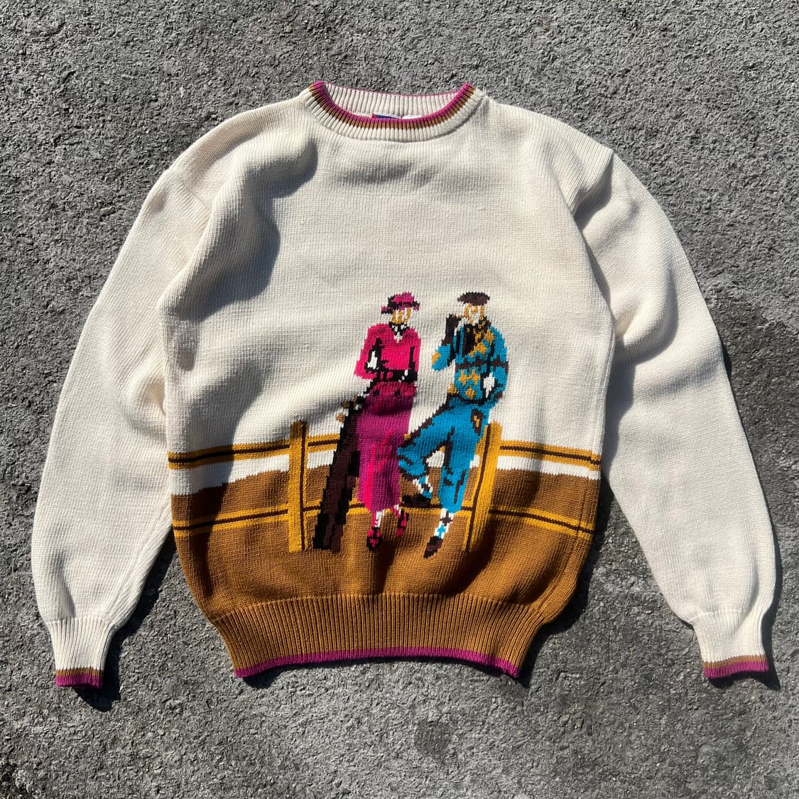 90‘s Tail 그래픽 코튼 니트 상품이미지1