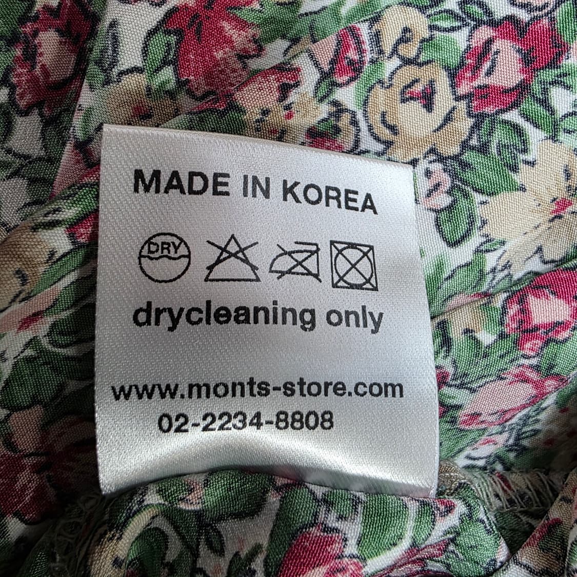 0083 MONTS 플라워 배색카라 블라우스 여성 FREE 상품이미지8