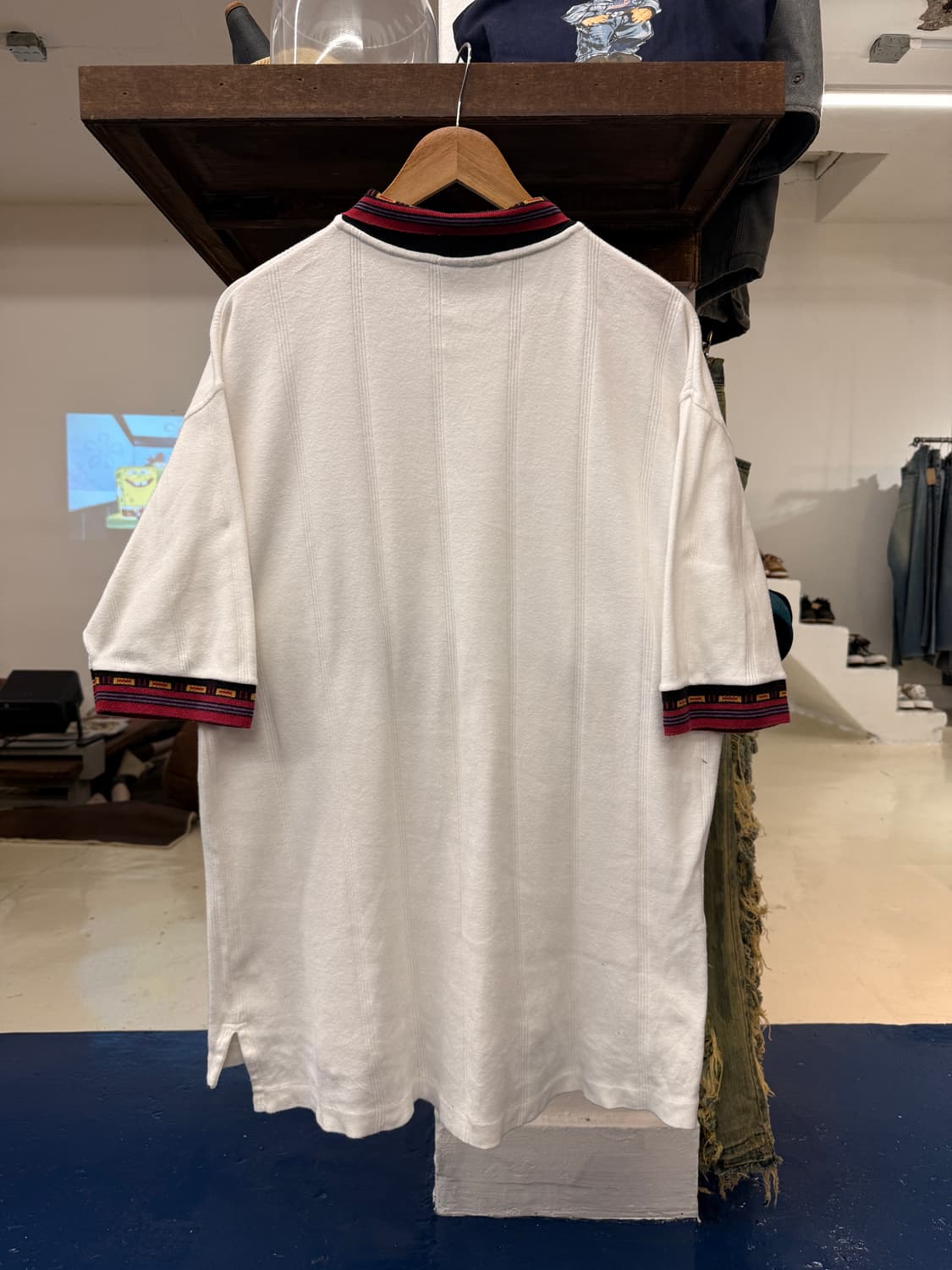 1990s Adidas 아디다스 카라 반팔티  상품이미지4