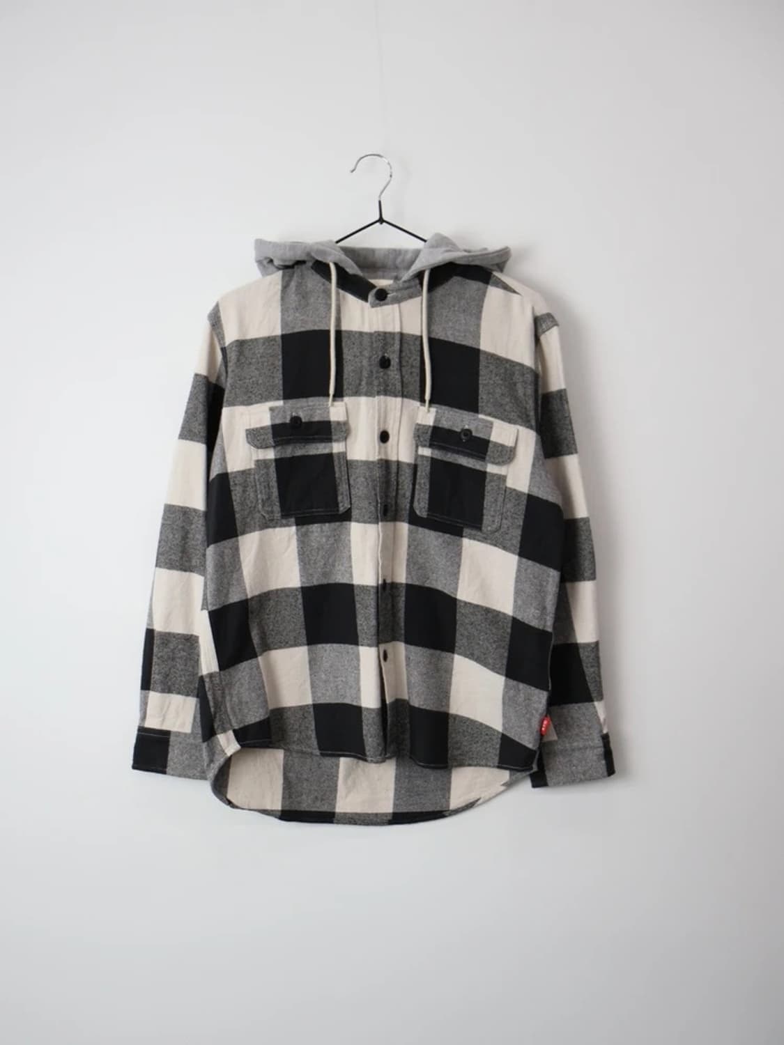 ILLS Buffalo Check Hooded Shacket 상품이미지4