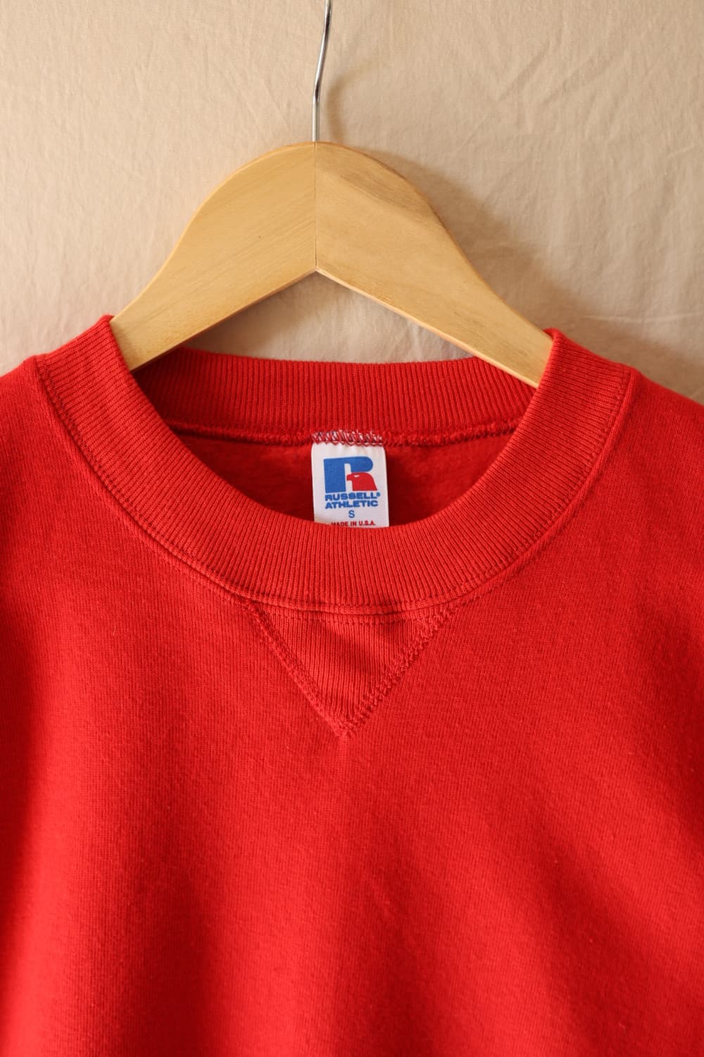 러셀 90s Made in USA 스웻셔츠 맨투맨 데드스탁 레드 S 상품이미지2