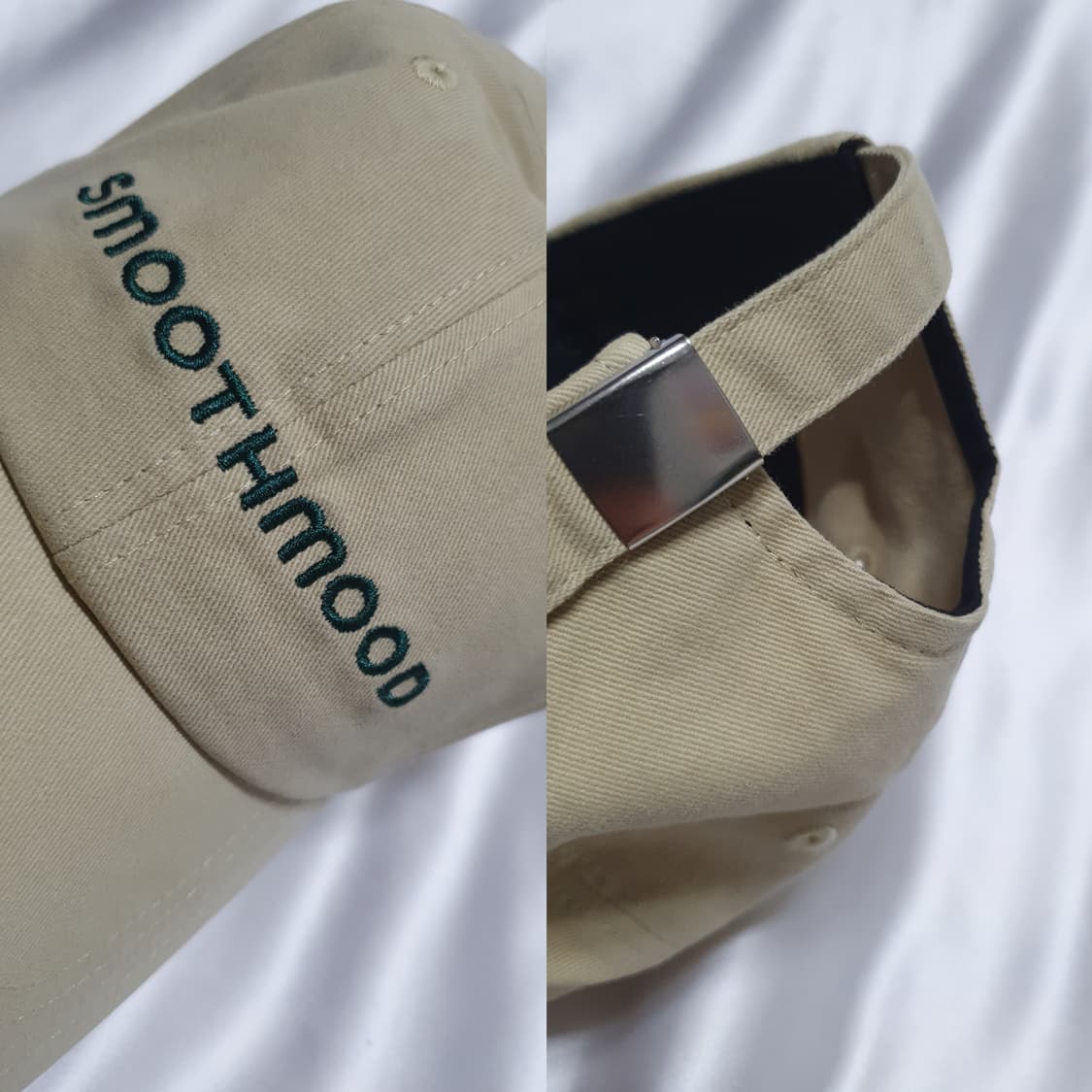 베이지 스무드무드  로고 볼캡 모자 상품이미지7