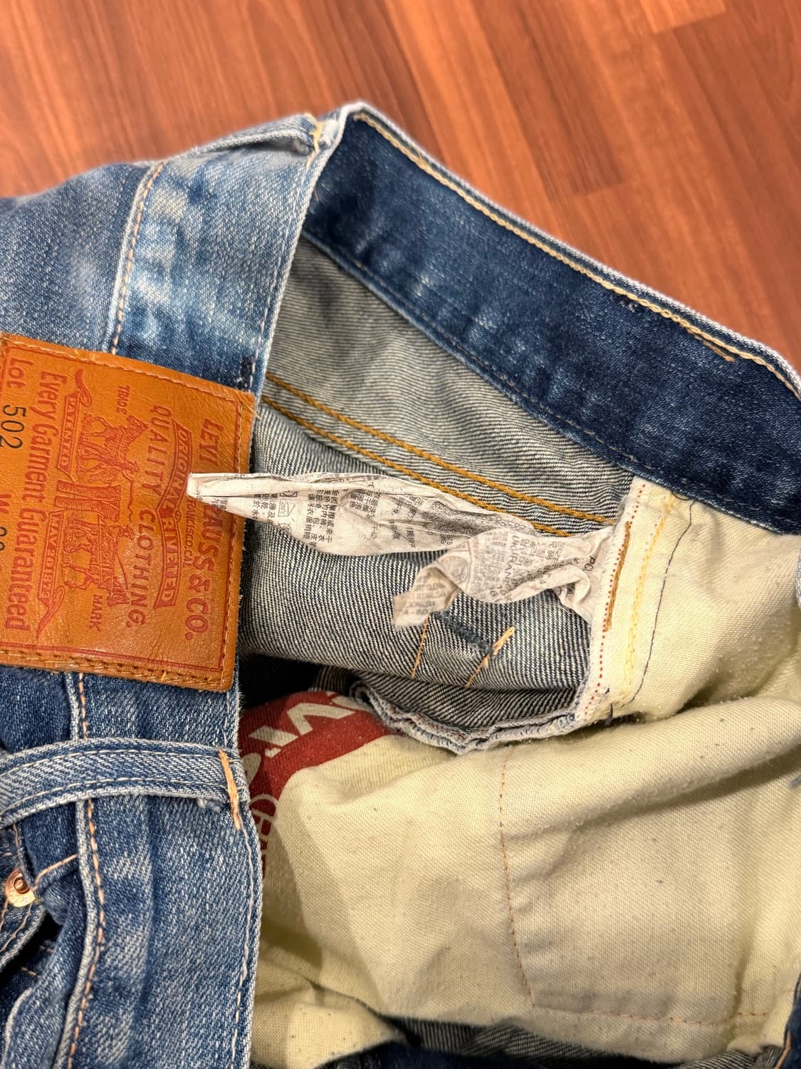 00s Levis 리바이스 502 셀비지 데님 팬츠 (32inch) 상품이미지9
