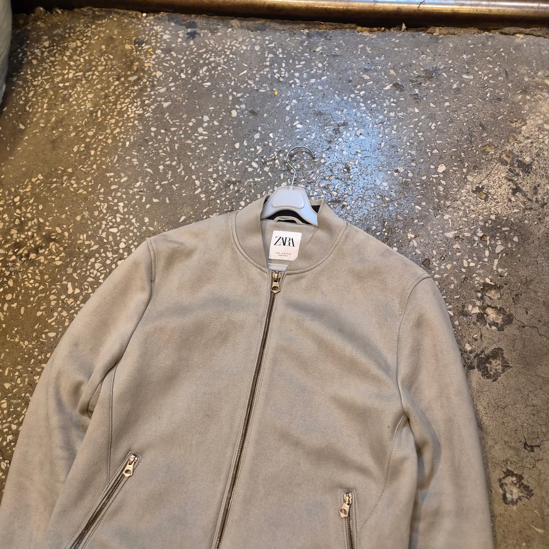 M 자라 그레이 스웨이드자켓  상품이미지5